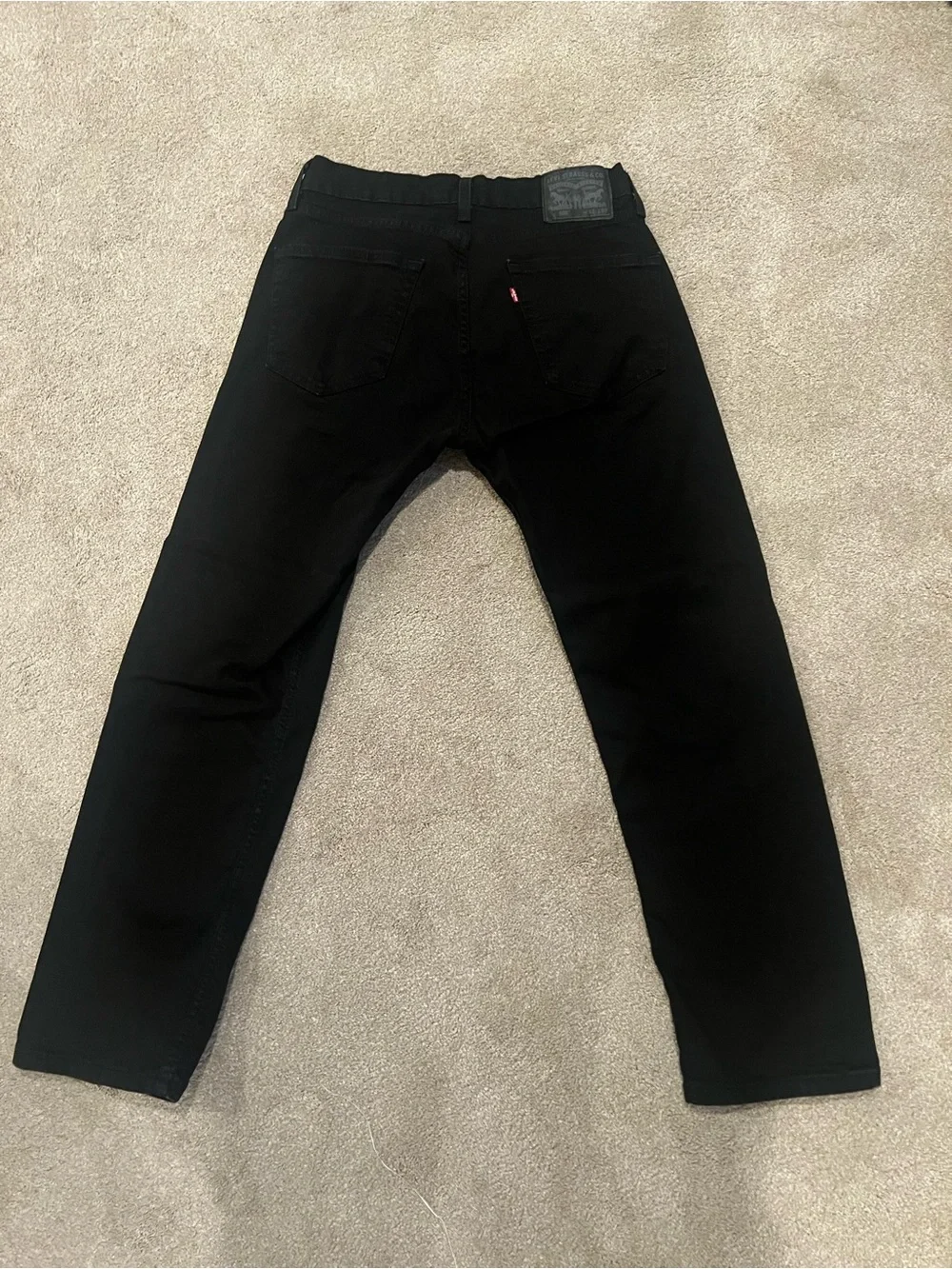 Levi's Men's Black Straight-Leg Jeans